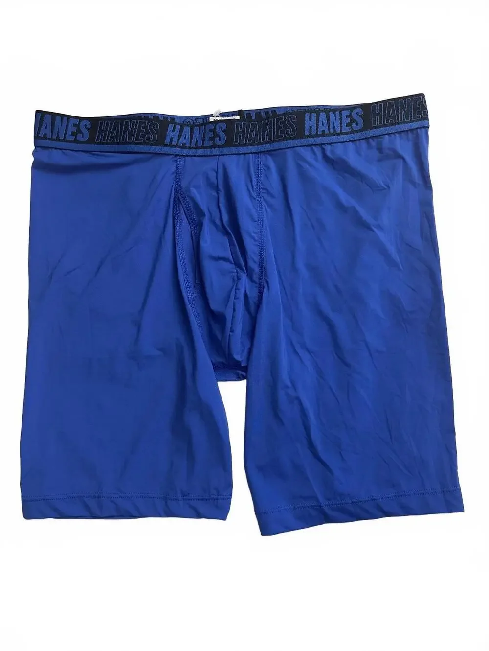 Hanes Moves Men's Total Support Pouch Boxer Briefs XL Blue